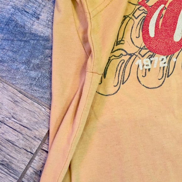 Rare Vintage Rolling Stones 1972 US Tour Band Tee - Picture 6 of 7
